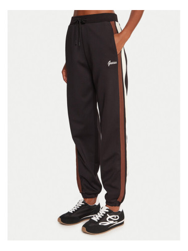 Guess Долнище анцуг V5BB02 KCX22 Черен Regular Fit