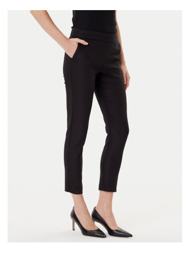 Morgan Текстилни панталони 211-PROSY.F Черен Slim Fit