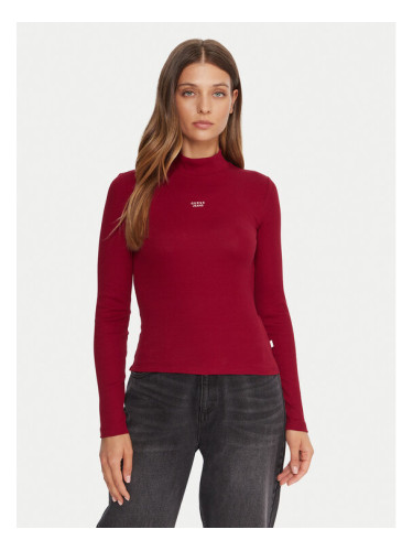 Guess Jeans Поло W5BP23 KA0H1 Червен Slim Fit