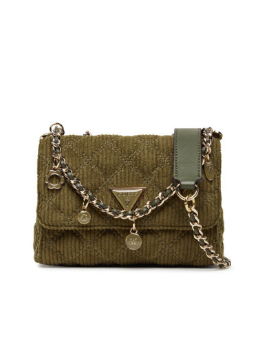 Guess Дамска чанта Giully II Mini HWCG96 73740 Зелен