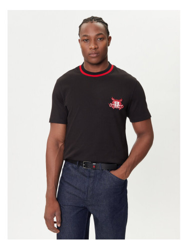 HUGO Тишърт Dugbytee 50542957 Черен Relaxed Fit