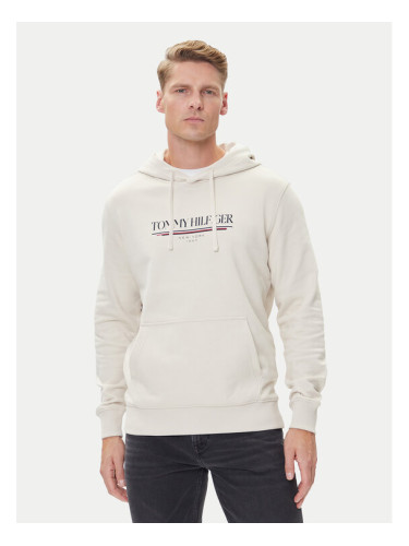 Tommy Hilfiger Суитшърт Brand Love MW0MW40534 Бежов Regular Fit