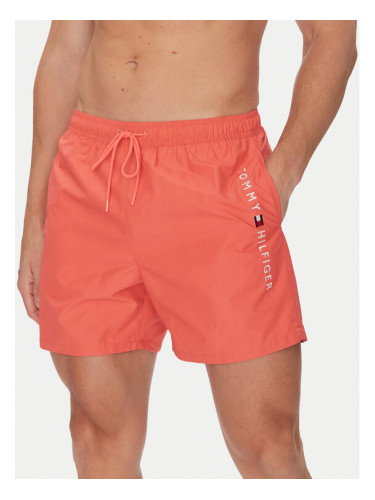 Tommy Hilfiger Плувни шорти UM0UM03258 Розов Regular Fit