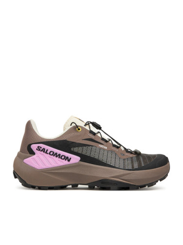 Salomon Маратонки за бягане Genesis L47881000 Кафяв