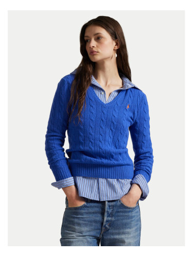 Polo Ralph Lauren Пуловер 211971866006 Син Slim Fit
