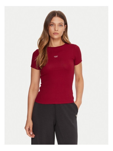 Guess Jeans Тишърт W5BP45 KA0H1 Червен Slim Fit