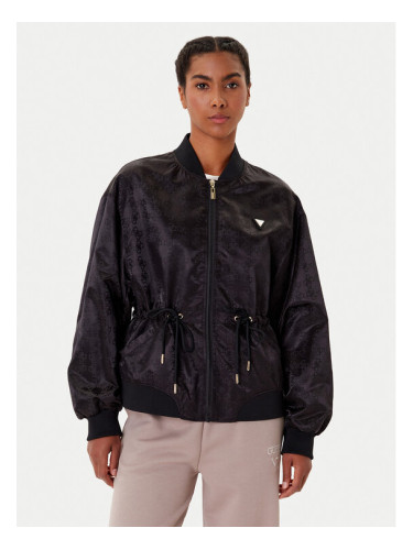Guess Преходно яке V5YL11 WHFU0 Черен Regular Fit