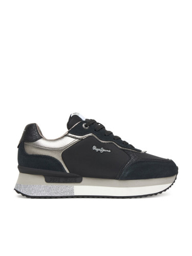 Pepe Jeans Сникърси Rusper Glam W PLS600008 Черен
