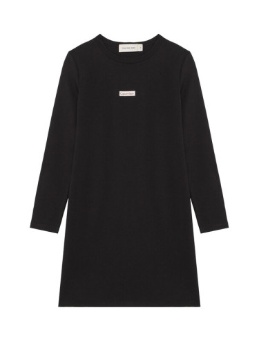 Calvin Klein Jeans Ежедневна рокля IG0IG03042 Черен Slim Fit