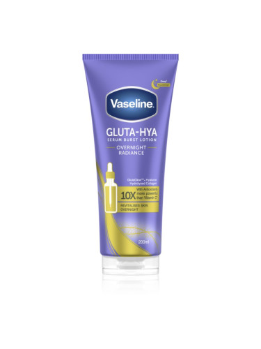 Vaseline Gluta-Hya Overnight Radiance серум за тяло 200 мл.