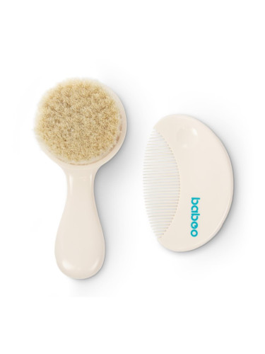 Baboo Baby Hair Brush and Comb Set комплект За коса за деца от раждането им 2 бр.