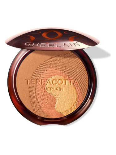 GUERLAIN Majestic Feathers Terracotta бронзираща озаряваща пудра лимитирано издание цвят Peacock 10 гр.