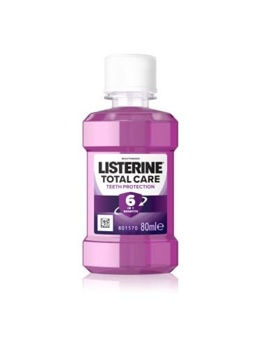 Listerine Total Care Teeth Protection вода за уста за цялостна защита на зъбите 6 в 1 80 мл.
