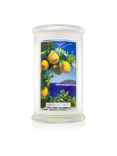 Kringle Candle Aegean Zest ароматна свещ 623 гр.