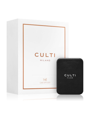 Culti Milano Car Diffuser Black Thé aроматизатор за автомобил + резервен пълнител 73x53 см