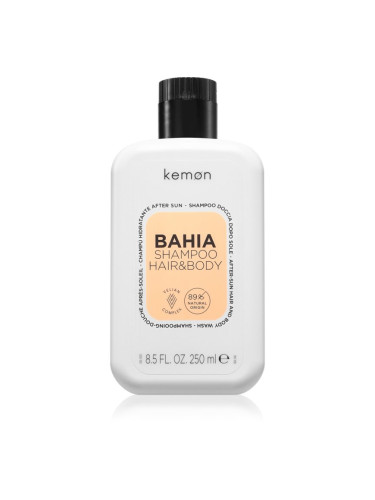 Kemon Bahia хидратиращ шампоан за коса и тяло 250 мл.