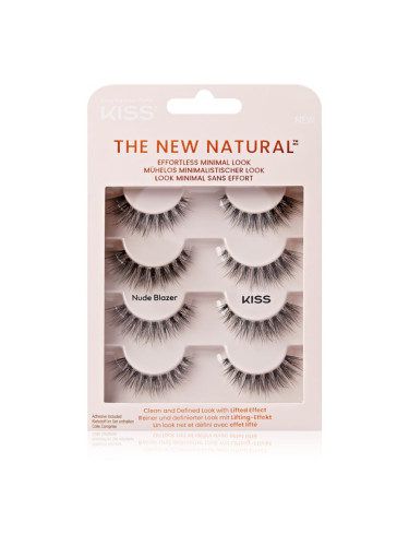 KISS The New Natural Effortless Minimal Look изкуствени мигли Nude Blazer 8 бр.
