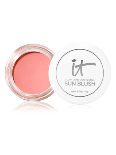 IT Cosmetics Confidence Sun Blush кремообразен руж за жени 10 Sun Blossom 18 гр.