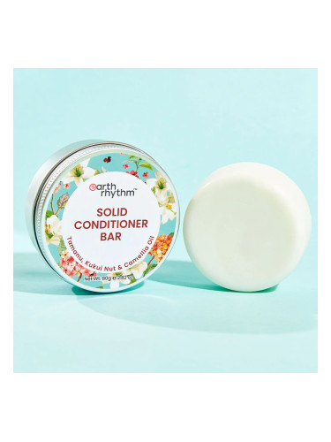 EARTH RHYTHM | Tamanu, Kukui Nut & Camellia Oil Solid Conditioner Bar, 80 g