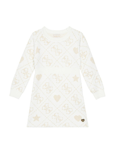 Guess Плетена рокля K5BK02 Z39N0 Бежов Regular Fit