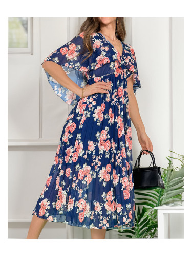 Resti Women's pleated floral midi dress