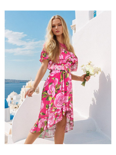 Resti Women's midi a'la Spanish floral dress