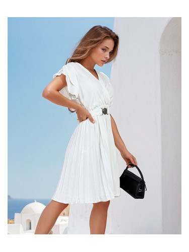 Resti Women's pleated knee-length dress