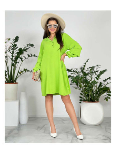 Resti Women's oversize dress with ruffle at sleeves