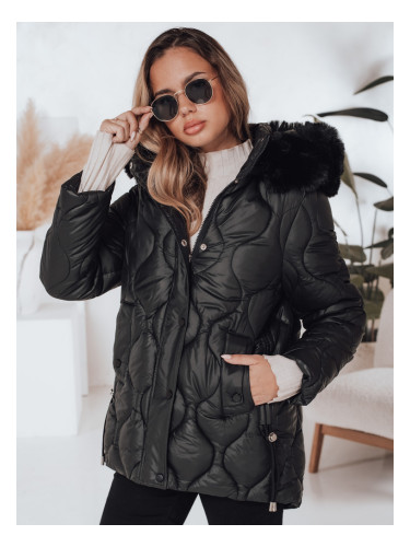 Дамско зимно яке LUMORE с качулка