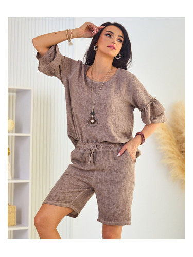 Resti Cotton and linen summer women's set