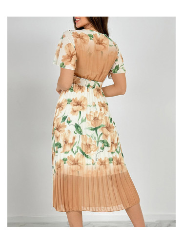 Resti Women's pleated floral midi dress