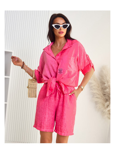 Resti Cotton and linen women's shirt set