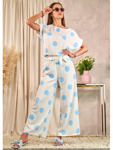 Resti Blue and white women's pea set