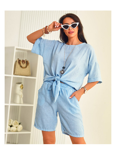 Resti Cotton and linen women's oversize set