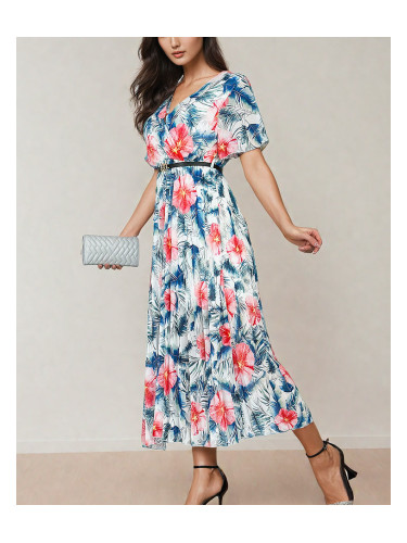 Resti Women's pleated floral midi dress