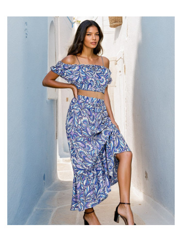 Дамски летен комплект с шарки