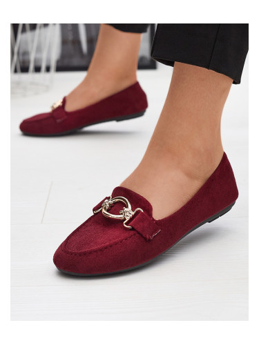 Resti Eco-suede burgundy moccasins Brussi - Footwear