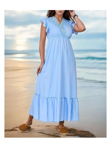 Resti Women's Long Dress with Lace