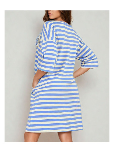 Resti Women's striped oversize midi dress