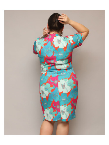 Resti Women's floral fabric dress PLUS SIZE