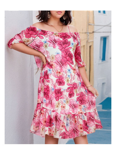 Resti Women's floral oversize midi dress