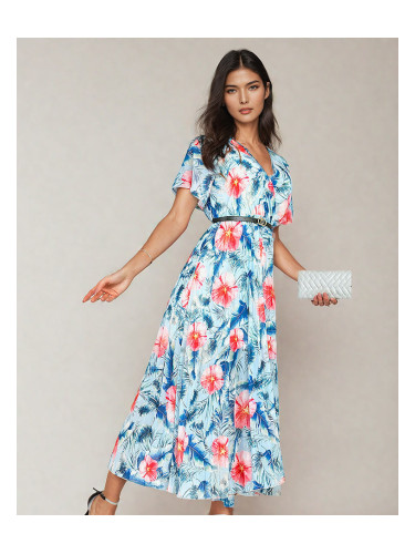 Resti Women's pleated floral midi dress