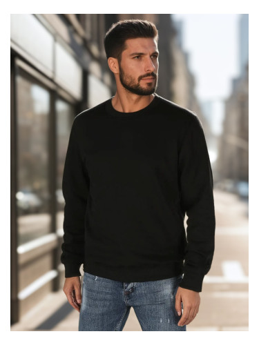 Черен мъжки суитшърт Dstreet