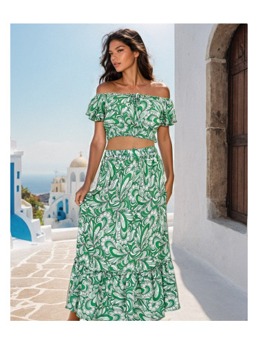 Дамски летен комплект с щампа