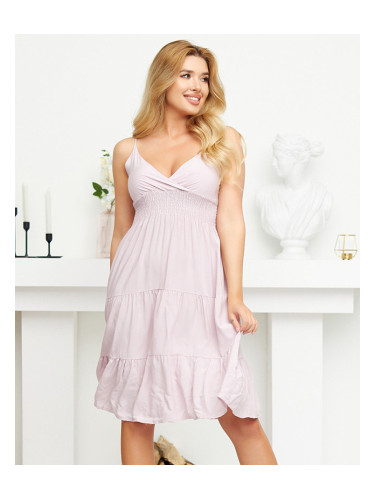 Resti Purple ladies' delicate dress above the knee - Clothing