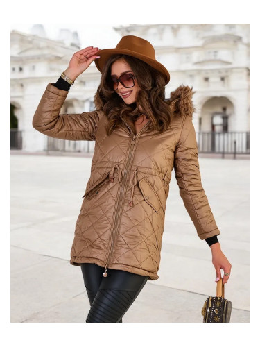 Resti Women's double-sided jacket in brown