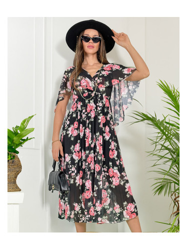 Resti Women's pleated floral midi dress