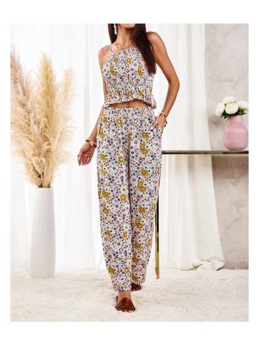 Resti Patterned women's set in beige
