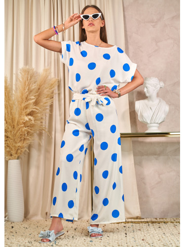 Resti Cobalt white women's pea set