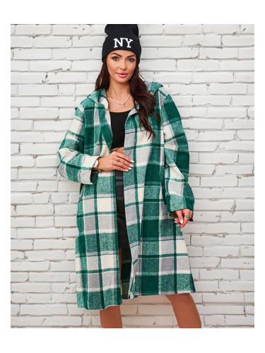 Resti Women's green check coat